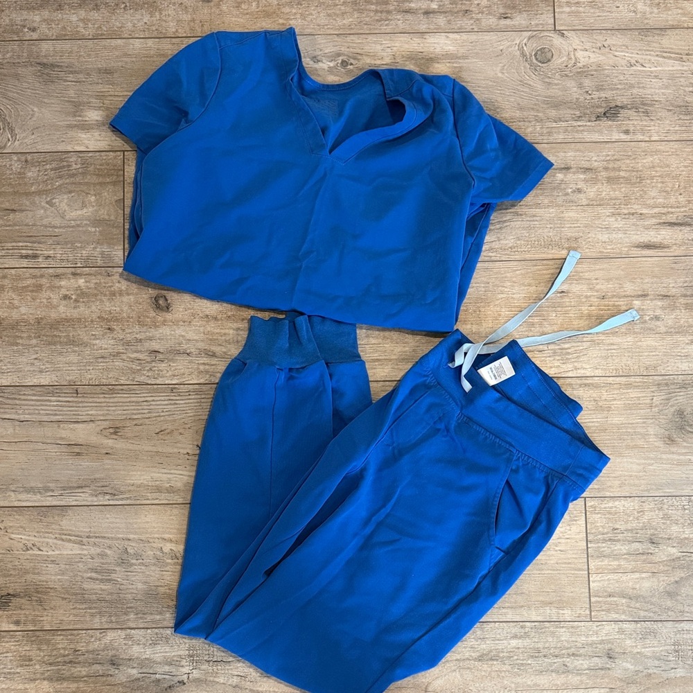 Figs Blue Zamora Jogger Scrub Pants